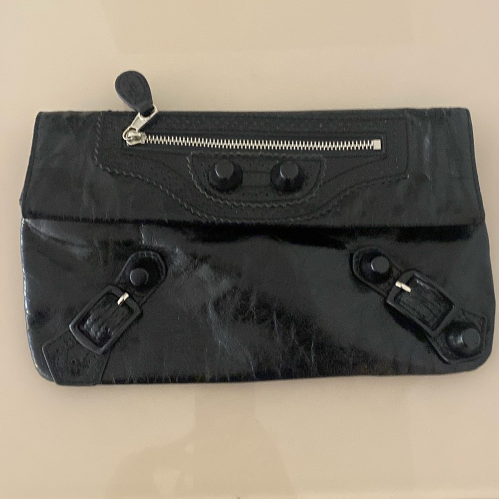 Balenciaga Black Clutch